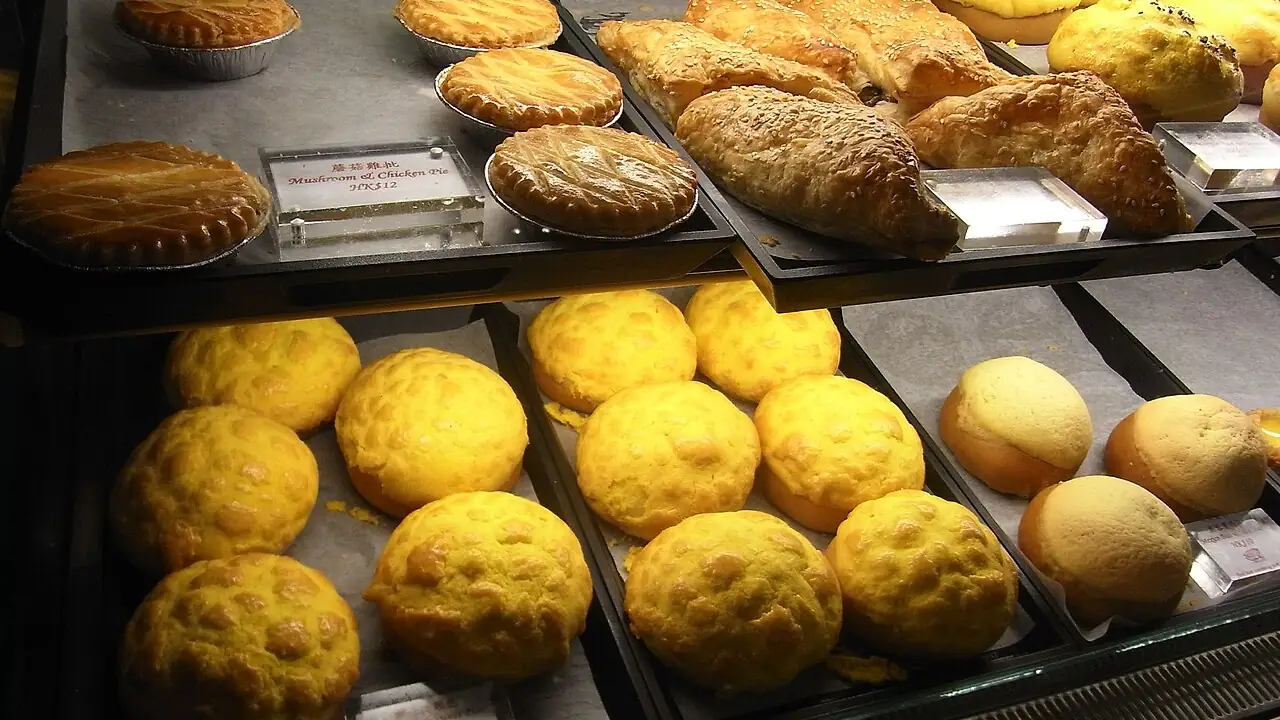 Vitrine de viennoiseries